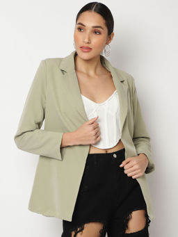 Missguided - Sage Co Ord Tailored Boyfriend Blazer