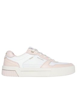 SKECHERS - Women Jade Best In Class White & Pink Casual Sneakers