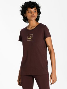Puma - Holiday Women Brown T-Shirt