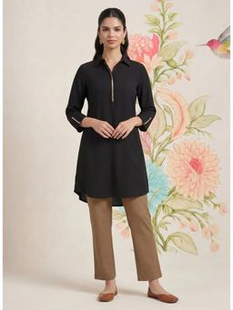 Lakshita - Black Monochrome Women Kurta