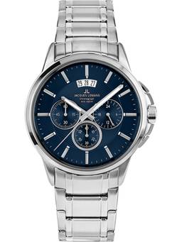 Jacques Lemans - Sydney Series Navy Blue Stainless Steel Watch (1-1542I) (Medium)