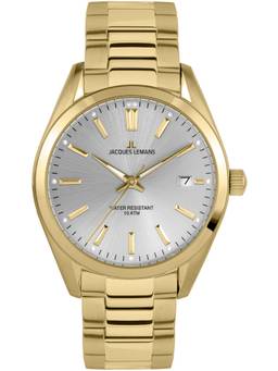 Jacques Lemans - Derby Series Silver Stainless Steel Watch (1-1859K) (Medium)