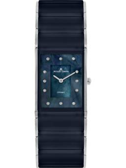 Jacques Lemans - Dublin Series Navy Blue Stainless Steel/High-Tech-Ceramic Watch (1-1940H) (Medium)