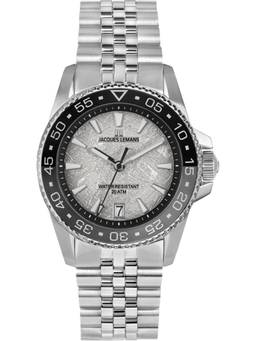 Jacques Lemans - Liverpool Diver Grey Series Stainless Steel Watch (1-2205L) (Medium)