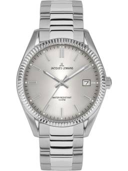 Jacques Lemans - Derby Series Grey Stainless Steel Watch (50-4B) (Medium)