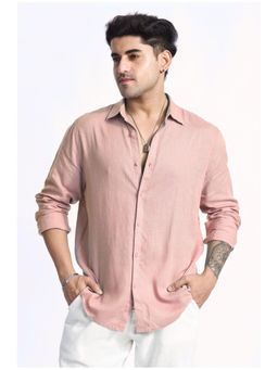 XKIND - Peach Linen Blend Shirt