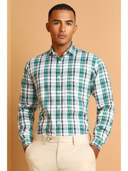 Allen Solly - Men Multi-Color Slim Fit Checks Full Sleeves Formal Shirt