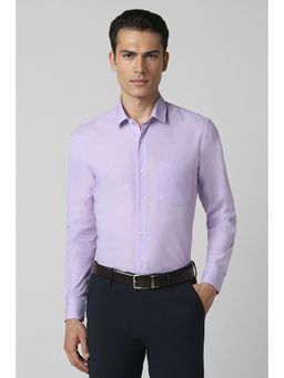 Peter England - Men Lilac Regular Fit Formal Shirt