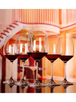 Smartserve - Crystal Crystal Premium Giselle Red Wine Glass Set, 455ml (16 oz), Set of 6