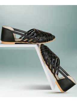 DENILL - Black Synthetic Casual Ballerina