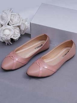DENILL - Peach Synthetic Ballerina