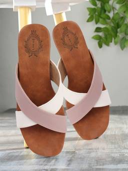DENILL - Pink Synthetic Leather Flats