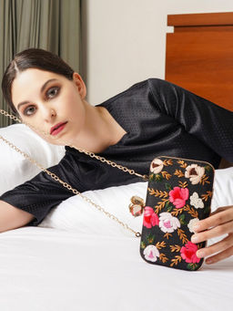 Odette - Multi-Color Embroidered Clutch