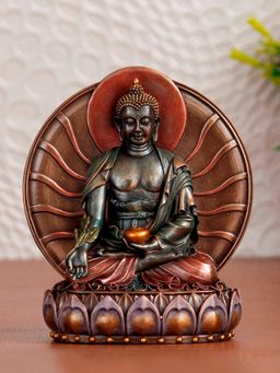 eCraftIndia - Fine Finish Meditating Lord Buddha Cold Cast Bronze Resin Figurine