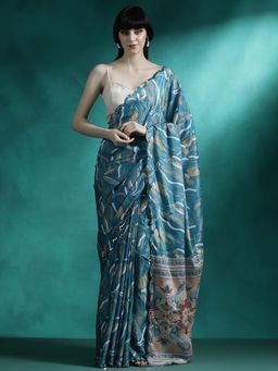 Lush Glam - Designer Fancy Saree with Unstitched Blouse
