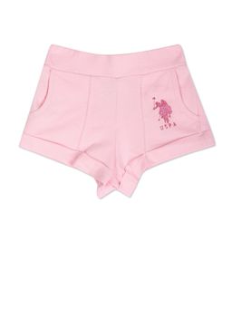 U.S. POLO ASSN. - Mid Rise Solid Knitted Shorts