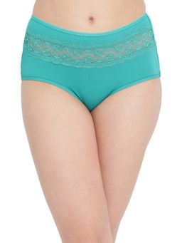 Clovia - Cotton Spandex High waist Outer elastic Hipster Panty