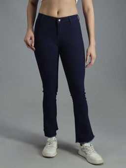 High Star - Women Bootcut Mid-Rise Clean Look Stretchable Jeans