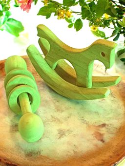 neemtoys - Green Neem Wood Toys (0-36 Months)