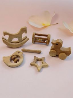 neemtoys - Brown Neem Wood Toys (0-36 Months)