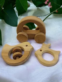 neemtoys - Brown Neem Wood Toys (0-36 Months)