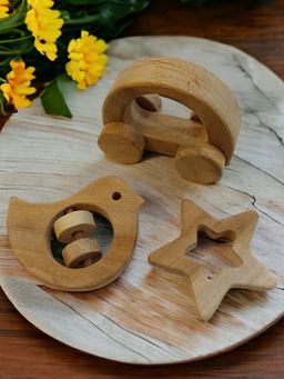 neemtoys - Brown Neem Wood Toys (0-36 Months)