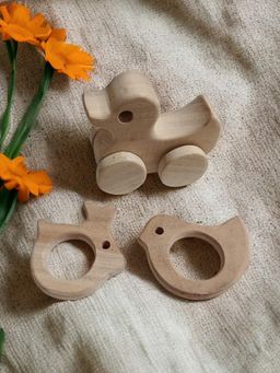 neemtoys - Brown Neem Wood Toys (0-36 Months)