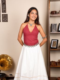 NISHORAMA - Kavya Halter Neck Top