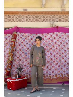 Anuvas - Raina Chanderi Top