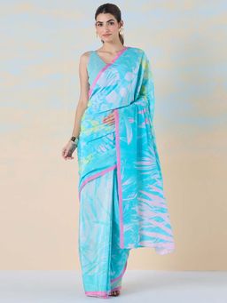 Navyasa By Liva - Light Blue Knitted -Sky Blue Solid Top