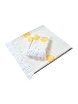 Saral Home - Rose Pure Cotton Bath & Hand Towel