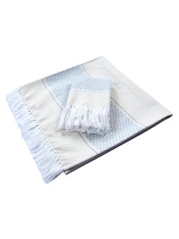 Saral Home - Firki Pure Cotton Bath & Hand Towel