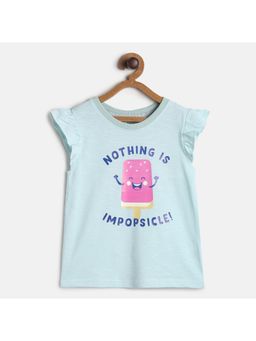 MINI KLUB - Kids Girls Lt Blue Knit Top