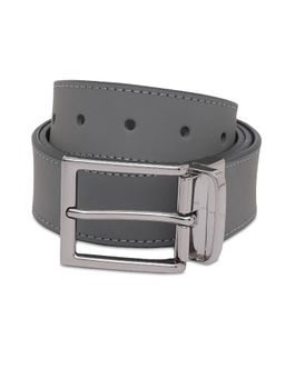 United Colors of Benetton - Men Adem Leather Reversible Belt Grey
