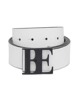 United Colors of Benetton - Men Beran Leather Reversible Belt White