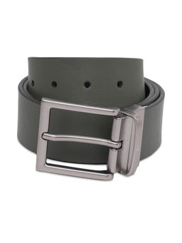 United Colors of Benetton - Men Marten Leather Reversible Belt Olive