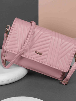 Mochi - Women Casual Pink Sling & Cross Bag