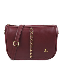 Mochi - Women Casual Maroon Sling & Cross Bag