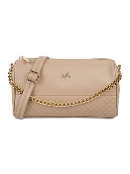 Metro - Women Casual Beige Sling & Cross Bag