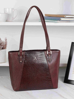 Mochi - Women Formal Brown Tote Bag