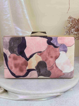 Mochi - Women Casual Peach Clutche with Detachable Sling