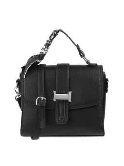 Mochi - Solid Black Casual Sling & Cross Bag