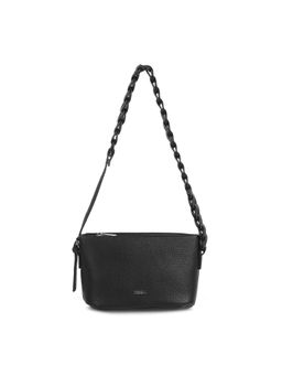 Mochi - Solid Black Casual Sling & Cross Bag