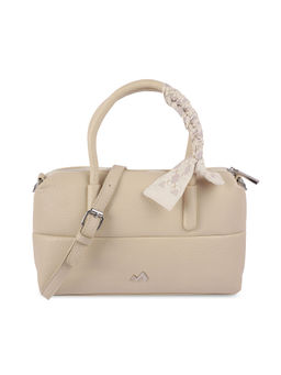 Metro - Women Casual Off White Satchel with Detachable Sling (Set of 2)