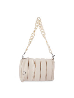 Metro - Women Casual Beige Sling Bag