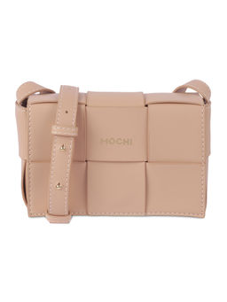 Mochi - Solid Pink Casual Sling & Cross Bag with Pouch (Set of 2)