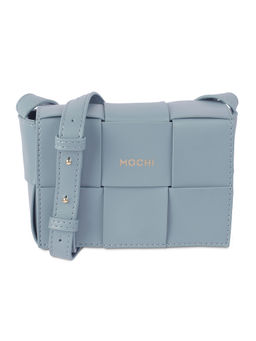 Mochi - Solid Blue Casual Sling & Cross Bag with Pouch (Set of 2)