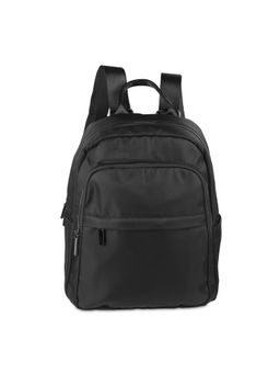 Mochi - Solid Black Casual Backpacks