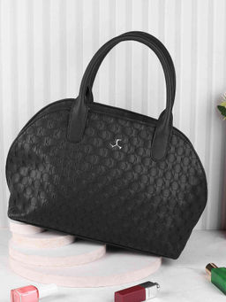 Mochi - Women Casual Black Hand Bag with Detachable Sling