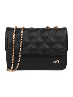 Metro - Printed Black Casual Sling & Cross Bag